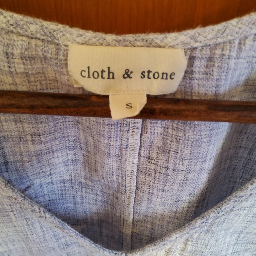 Anthropologie Cloth And Stone Tank Beautiful Used Condition Size S - Picture 5 of 11